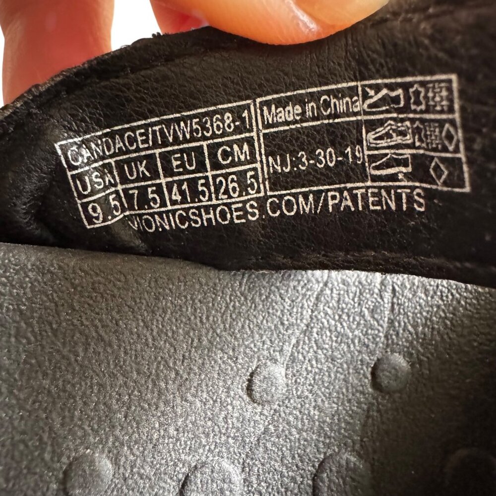Vionic Womens Black Adjustable Strap Sandals Size… - image 6